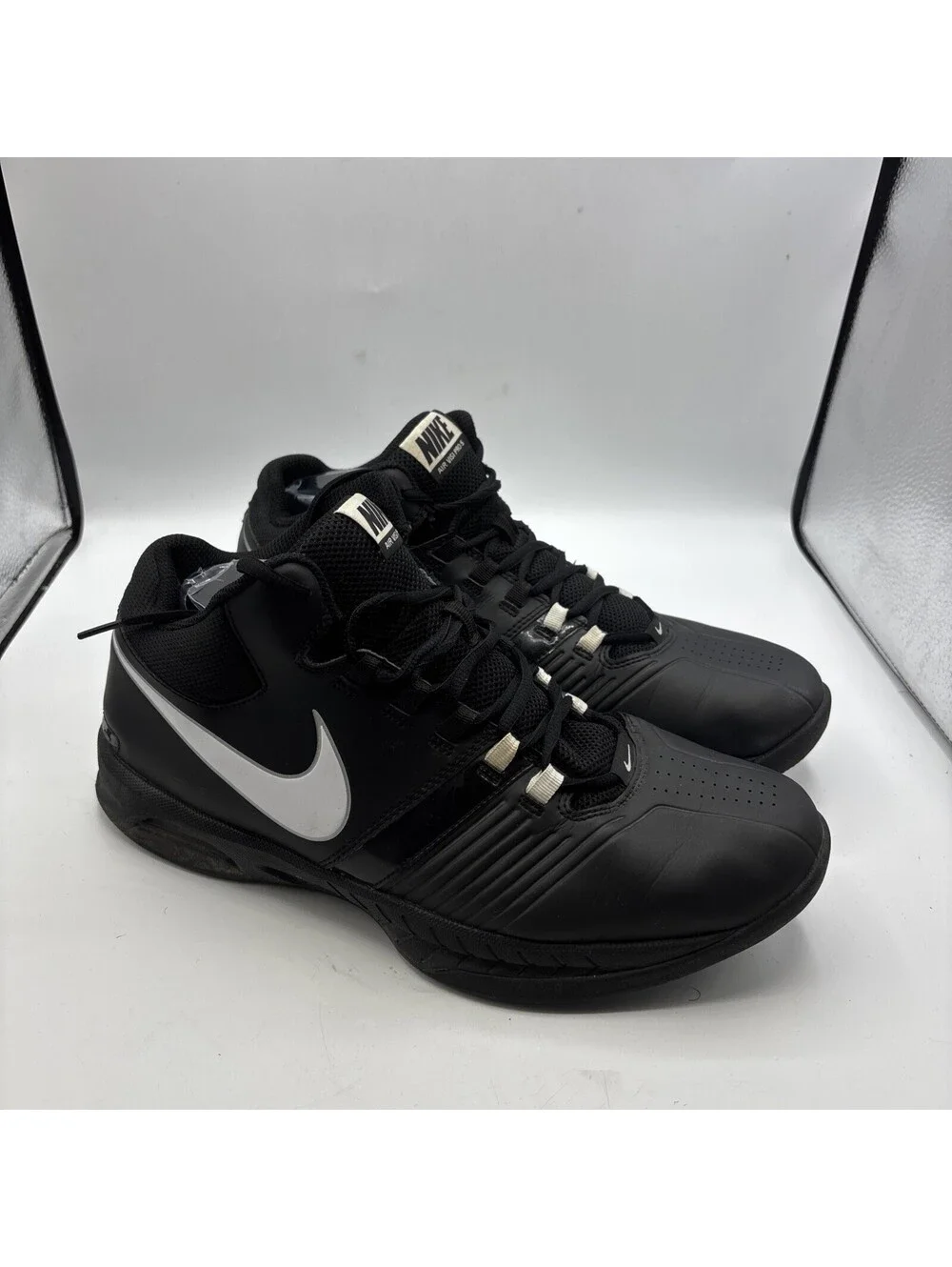 Nike Air Visi Pro 5 Basketball Shoe Men's Size 12 Black Athletic 653656-001